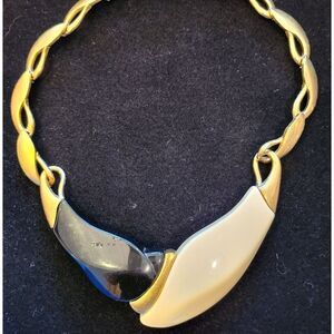 Gold and Black Chain Bracelet